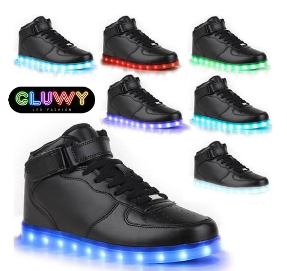 Sepatu kets LED gluwy