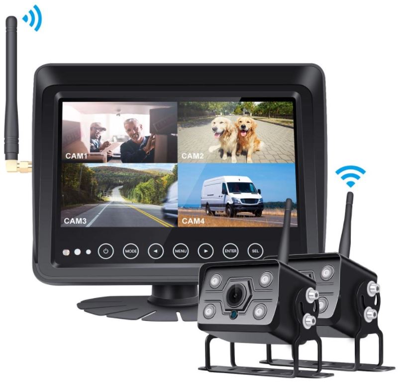 set kamera wifi nirkabel dengan ip68 untuk mesin mobil perahu yacht