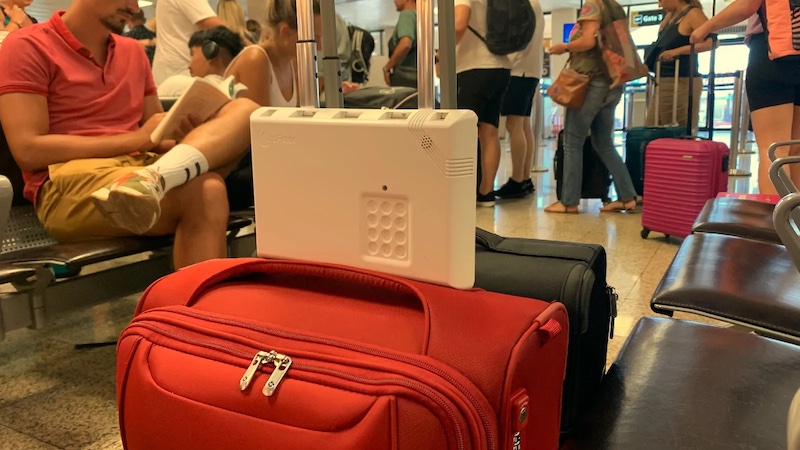 travel safe travel box dengan alarm suara