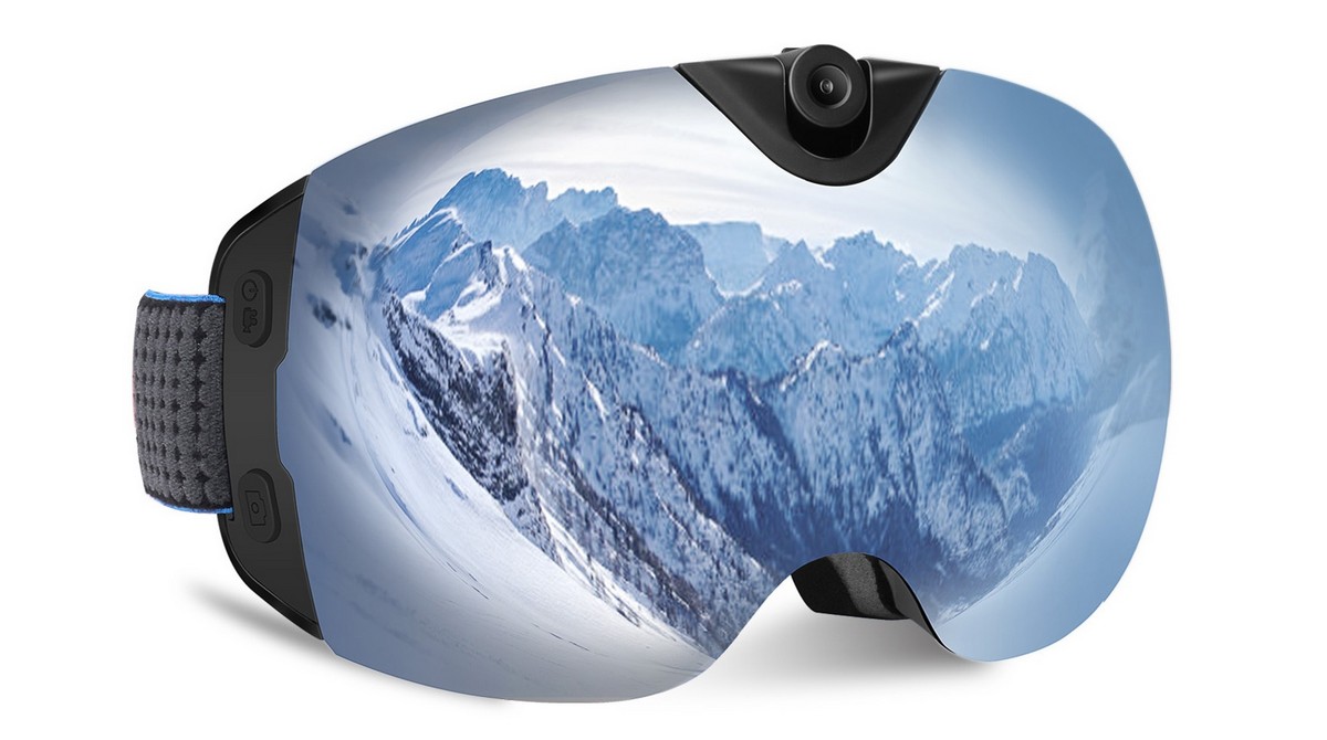 kamera googles ski salju