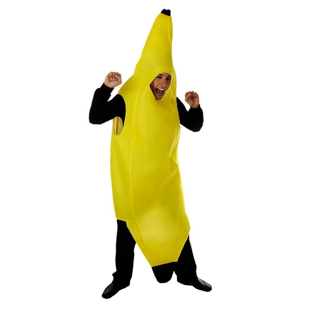 kostum karnaval jas pisang untuk orang dewasa