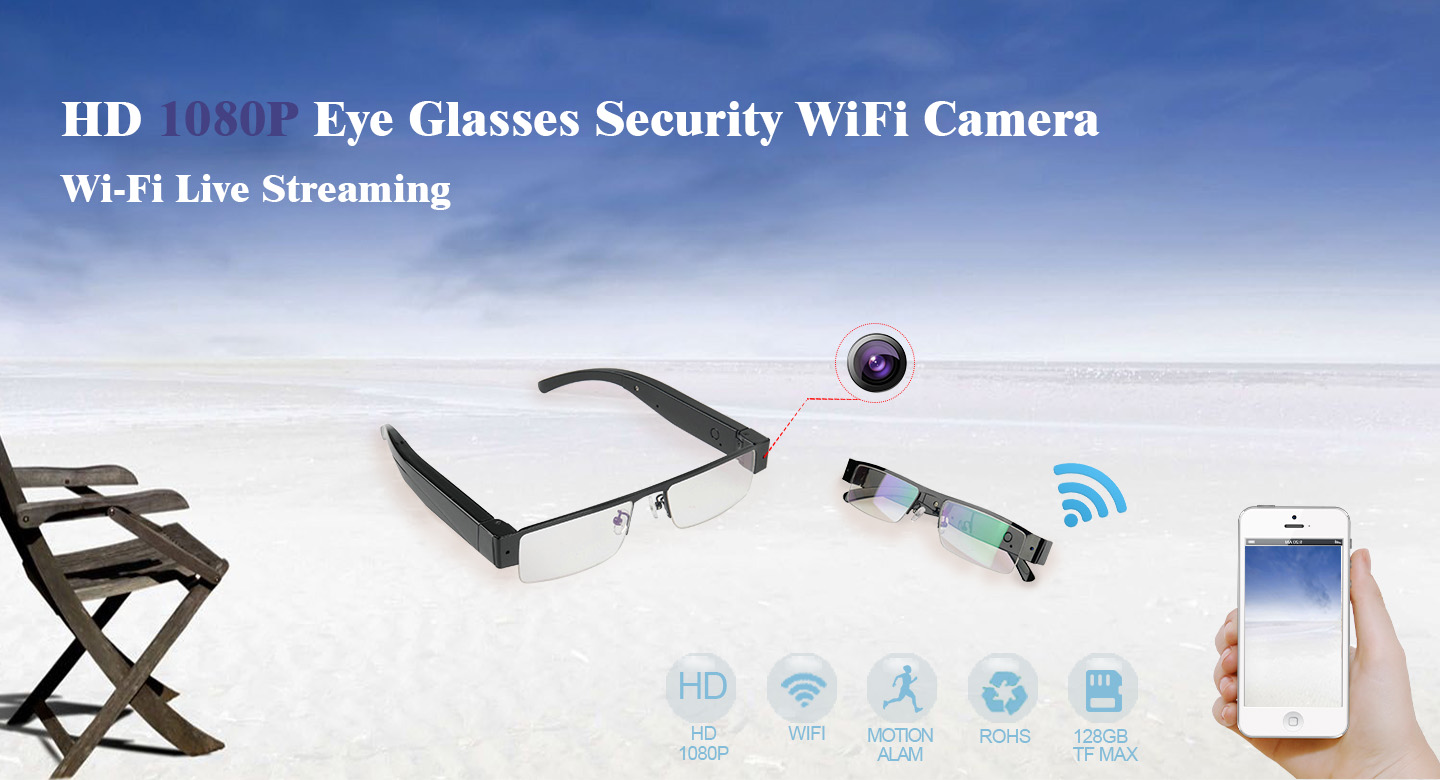 kacamata dengan kamera wifi
