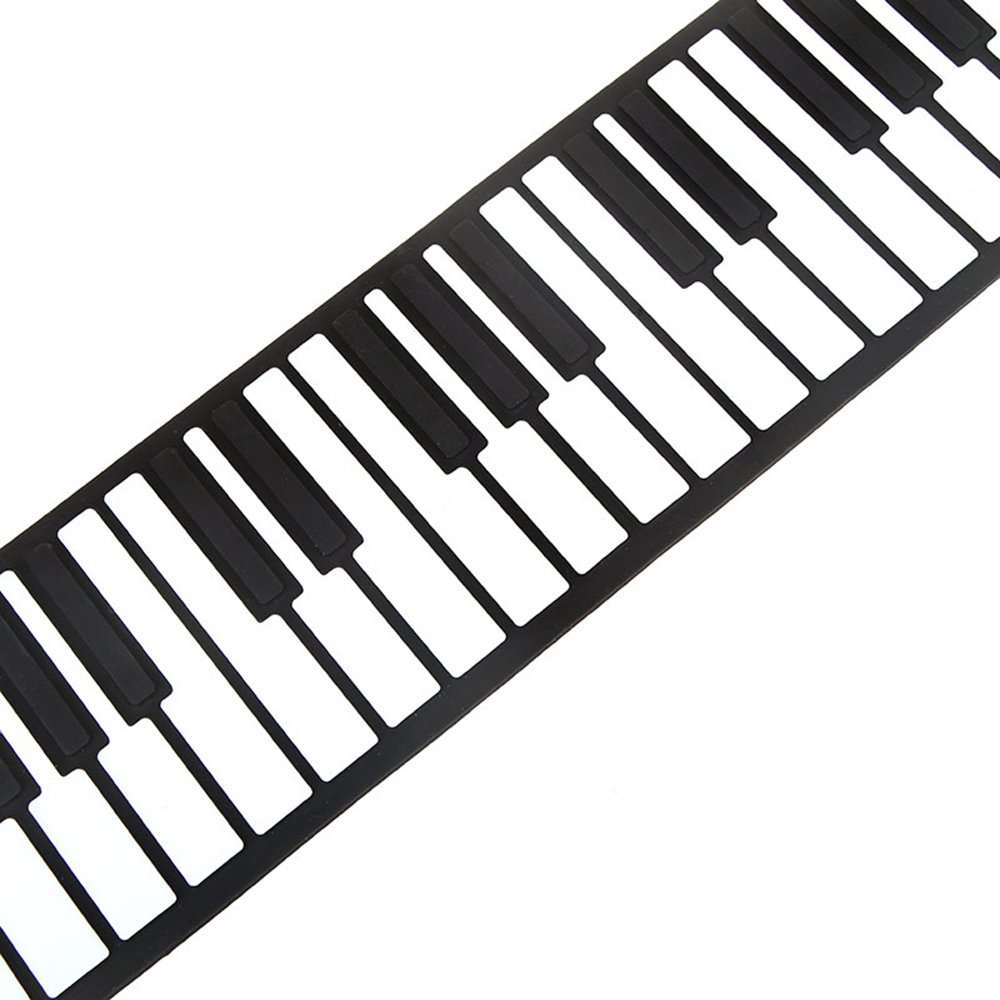 piano silikon dengan pedal kaki