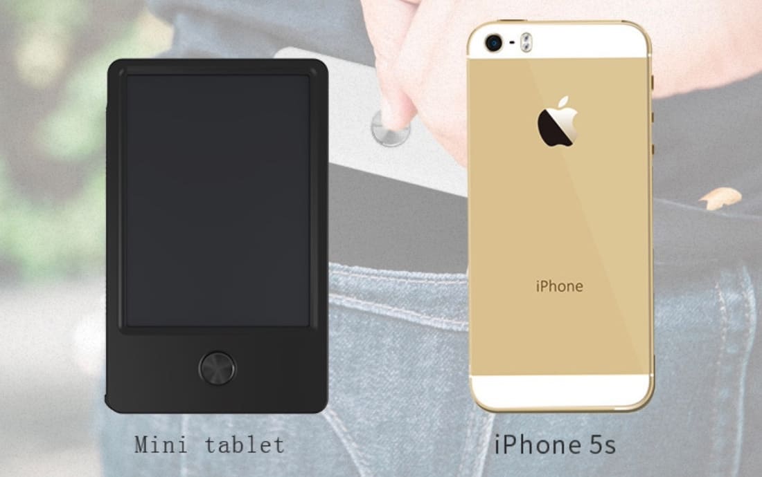 Dimensi mini seperti ponsel Anda - Meja Pocket LCD