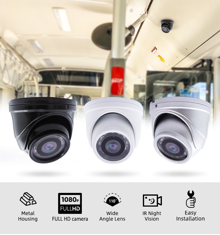 Kamera mobil FULL HD Lensa AHD 3,6mm + 12 LED IR dan filter