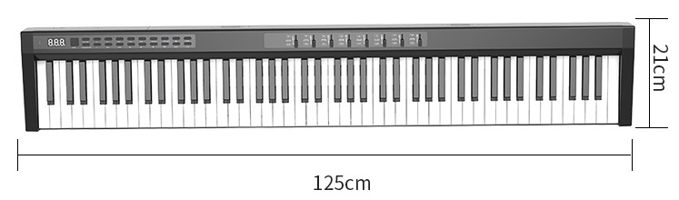 Keyboard elektronik (piano) 125cm