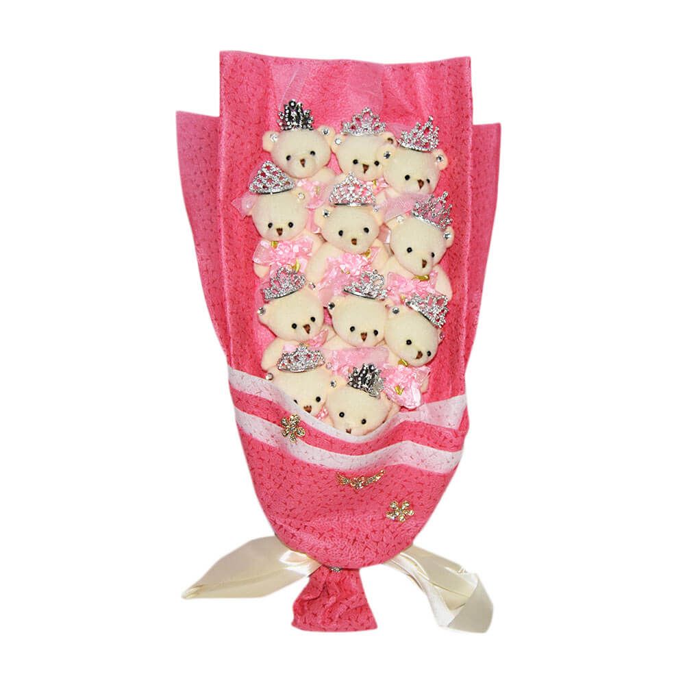 buket teddy untuk seorang wanita - hari Valentine