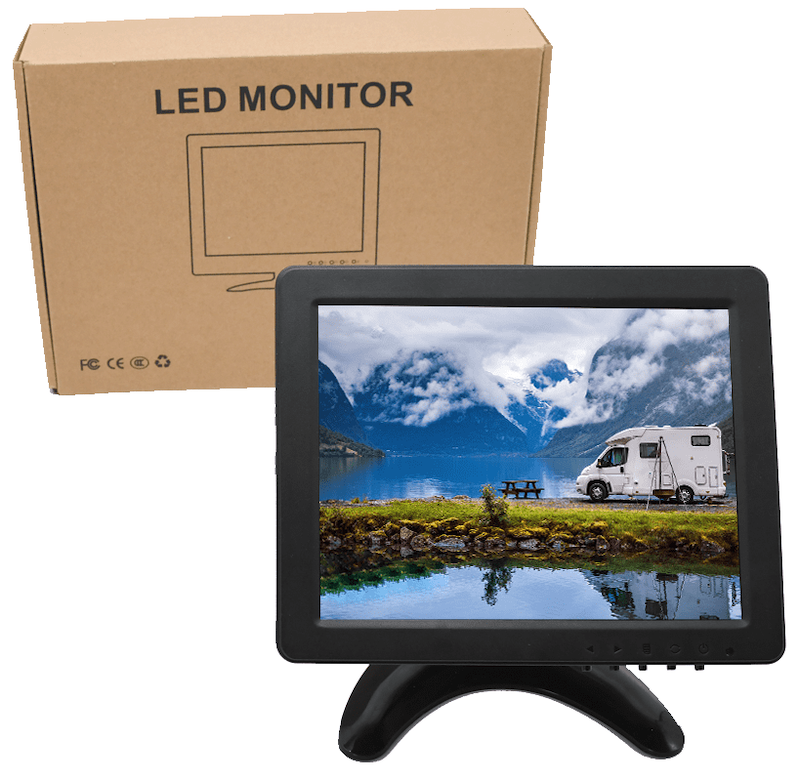 Monitor 8 inci Monitor TFT LCD untuk kamera cctv