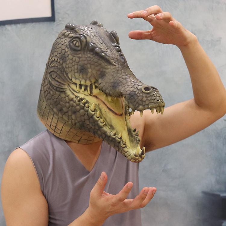 Masker wajah buaya aligator
