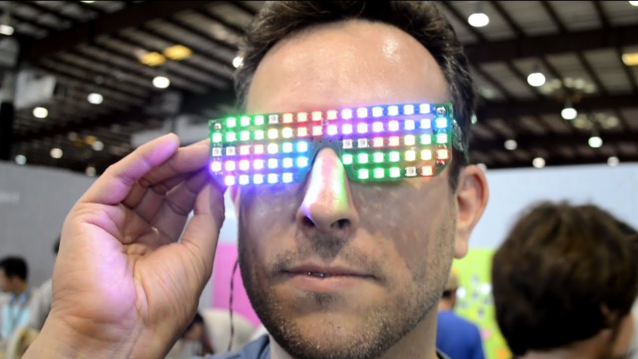Kacamata LED RGB