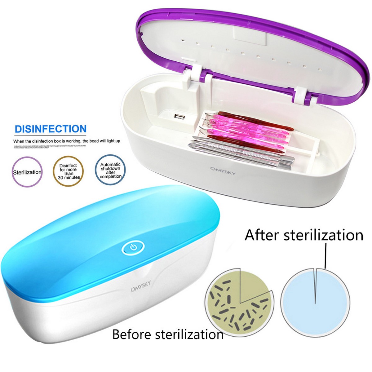 kotak sterilisasi untuk desinfeksi