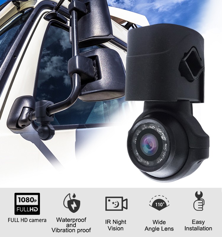 kamera indoor dan outdoor dengan 12 IR LED night vision + lensa IP69K + f3,6mm