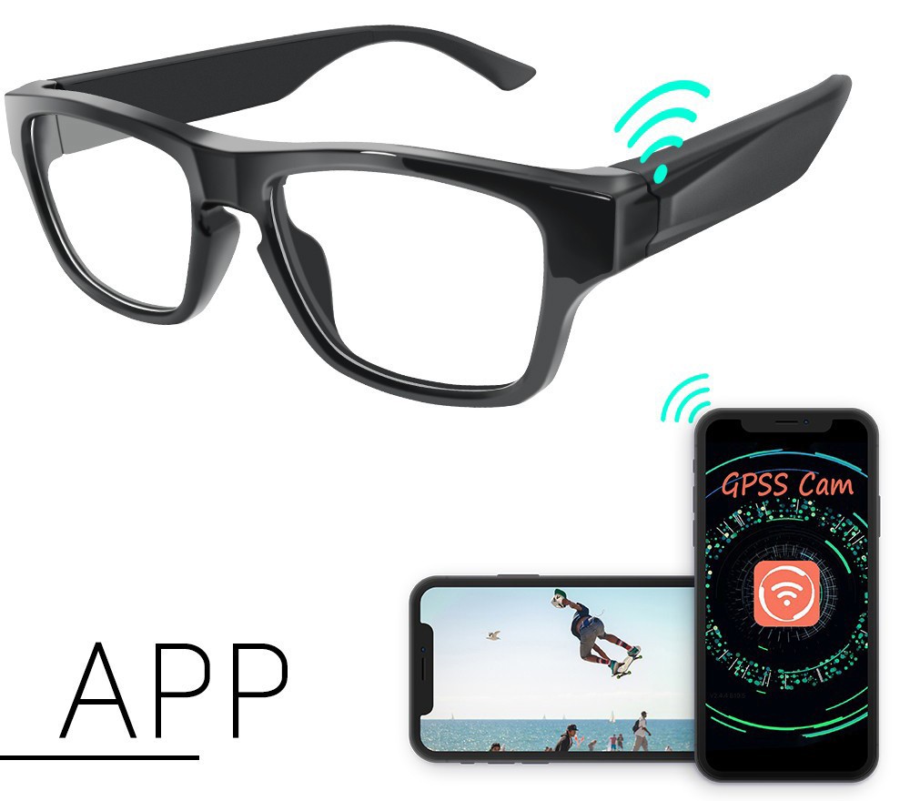 kacamata dengan kamera wifi - set wifi aplikasi cam gps