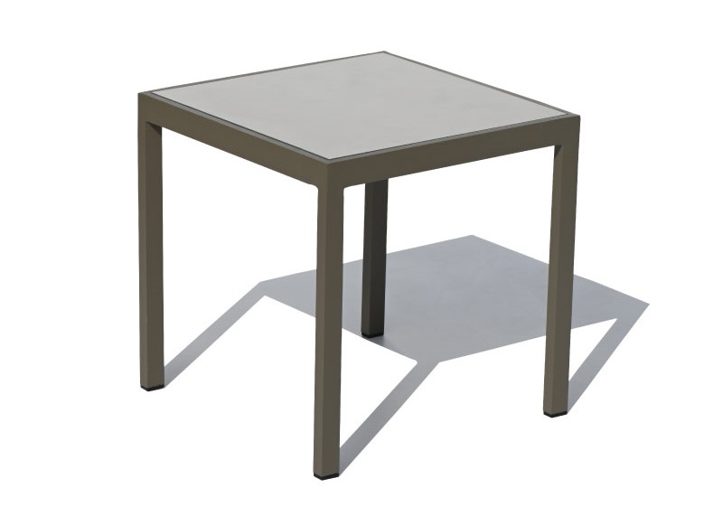 Meja teras aluminium kecil yang praktis Desain minimalis Luxurio Damian