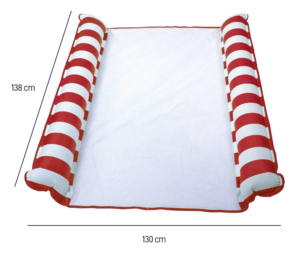 tempat tidur gantung XXl - tiup ke jaring kolam renang