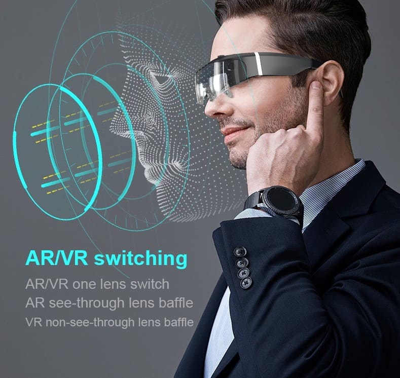 Kacamata virtual dengan kontrol yang ditingkatkan