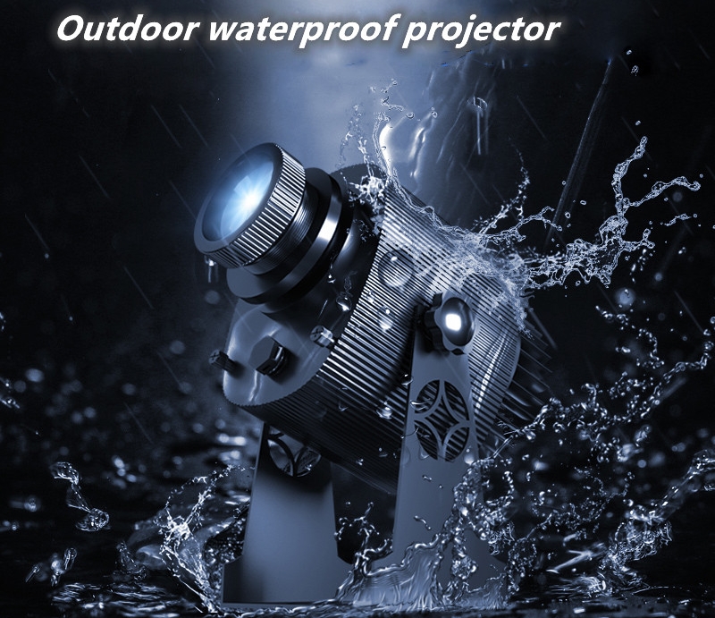 IP67 waterproof logo projector on the wall - proyeksi gobo