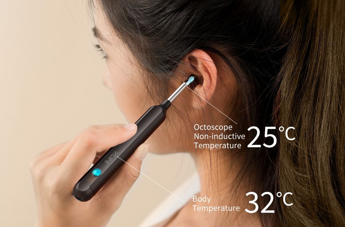 pembersih telinga dengan pengaturan suhu cerdas