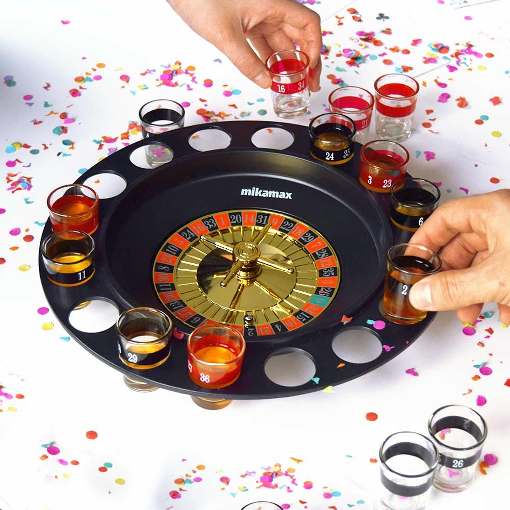 Permainan minum roulette - tembakan vodka