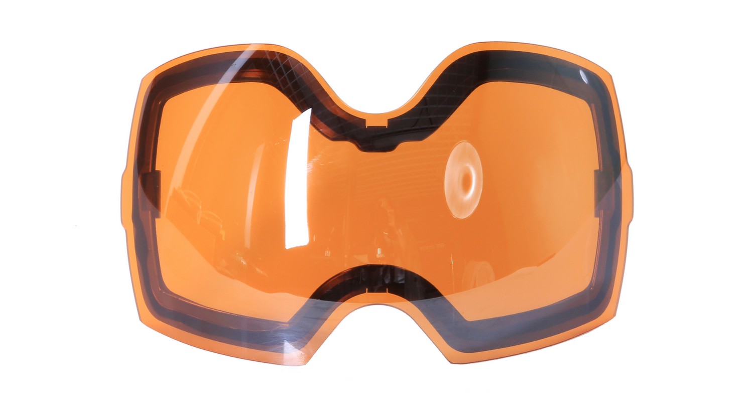 Kaca pengganti oranye untuk kacamata ski