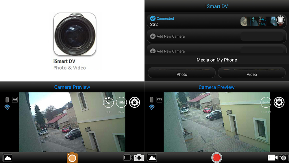 Aplikasi untuk kacamata wifi dengan kamera