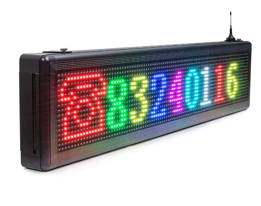 Panel informasi RGB LED WiFi di luar ruangan