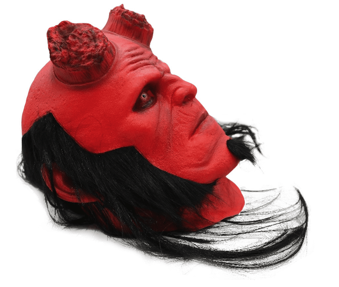 Karnaval topeng wajah setan halloween