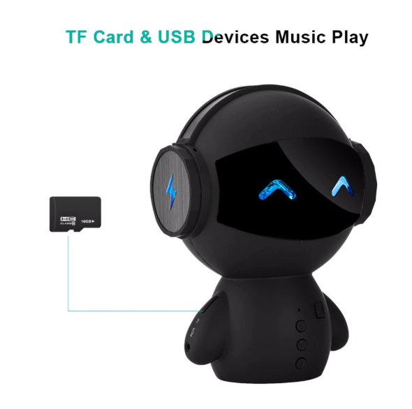 Speaker bluetooth mendukung pemutaran MP3 kartu TF