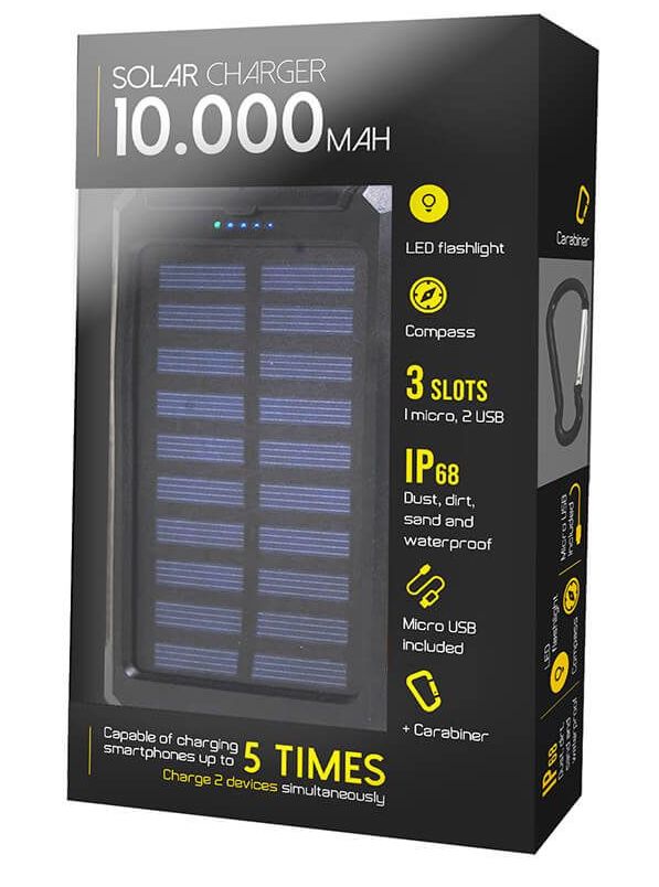charger solar portabel ponsel 10000 mah