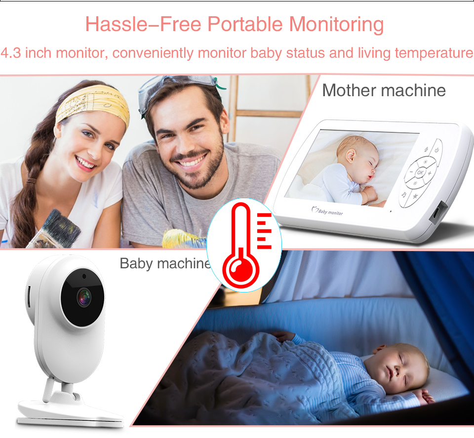 monitor bayi - dioperasikan dengan baterai