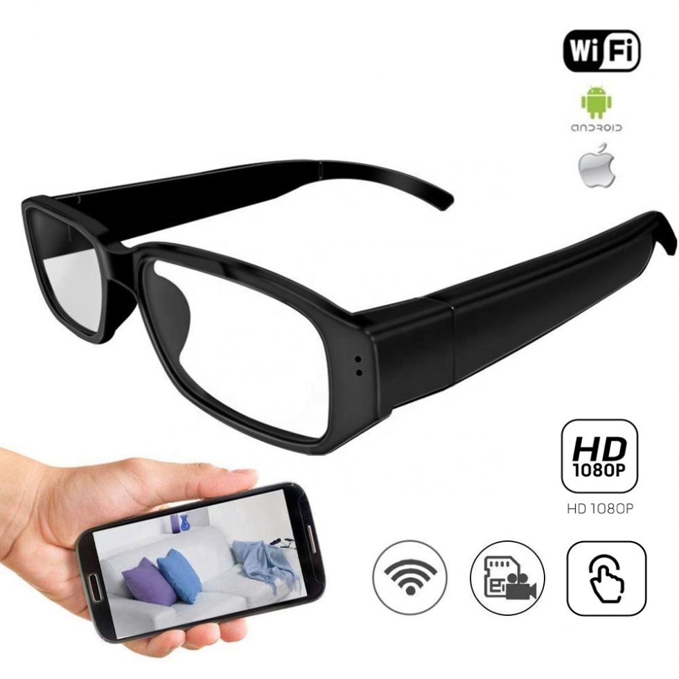kacamata dengan kamera - kamera mata-mata berkacamata dengan wifi