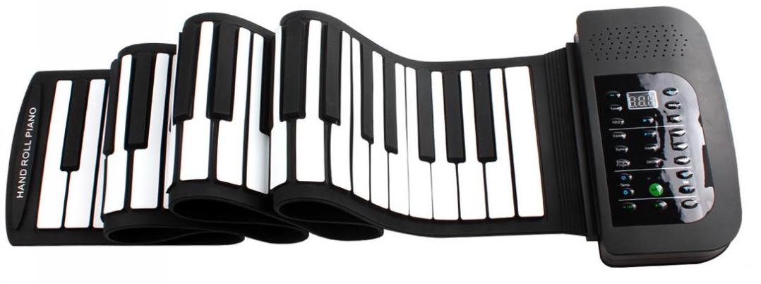 keyboard piano portabel menggulung piano