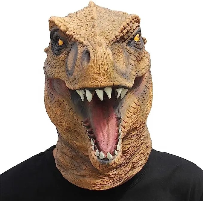 Masker Dino - Masker wajah jurassic park (masker kepala)