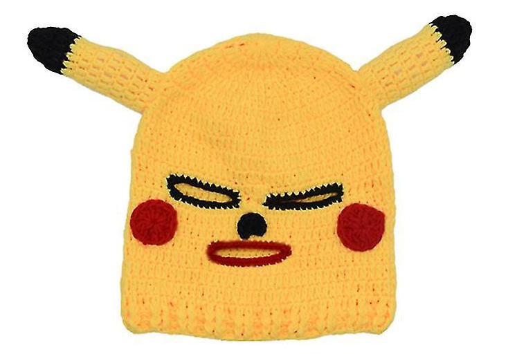 Masker wajah pikachu Halloween