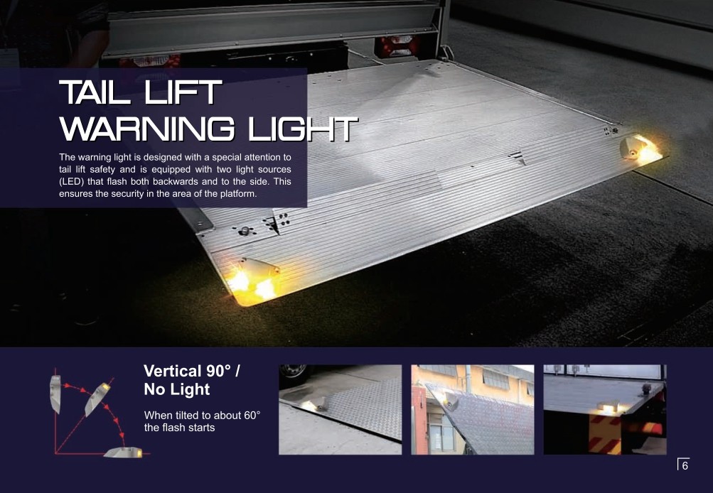 Lampu pengangkat ekor LED pensinyalan LED untuk platform mobil - van, truk